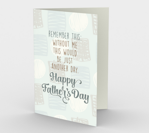 1248. Just Another Day Dad  Card by DeloresArt
