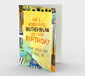 1284. Wonderful Brother-in-Law  Card by DeloresArt