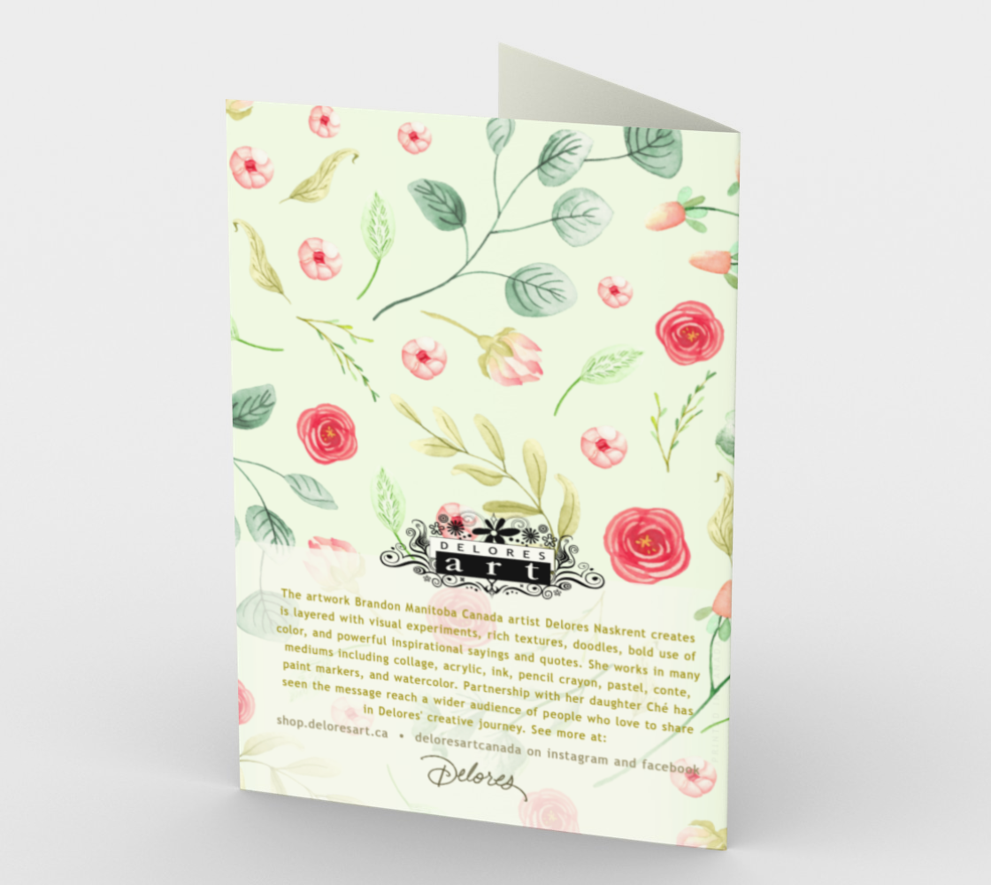 0331 We Are Always the Same Age Inside Card by Deloresart - deloresartcanada