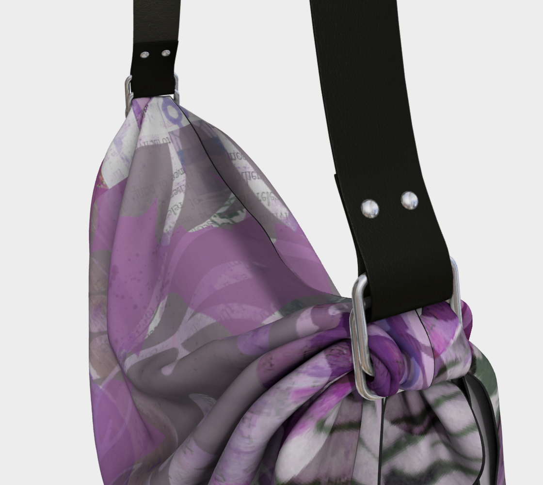 Flourish Mauve Origami Tote by Deloresart - deloresartcanada