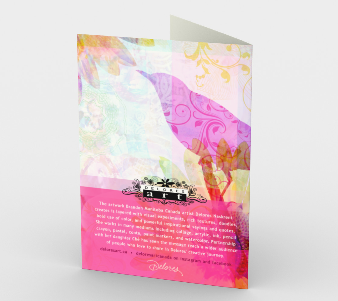 0313.Where a Beautiful Soul Has Travelled  Card by DeloresArt - deloresartcanada