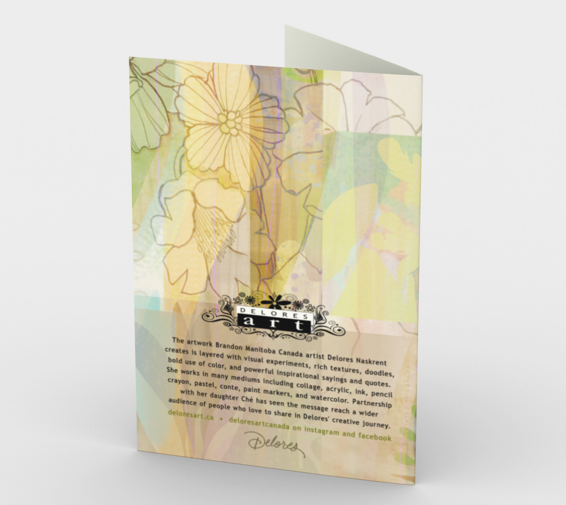 1066.You Are The Reason We Stand Strong  Card by DeloresArt