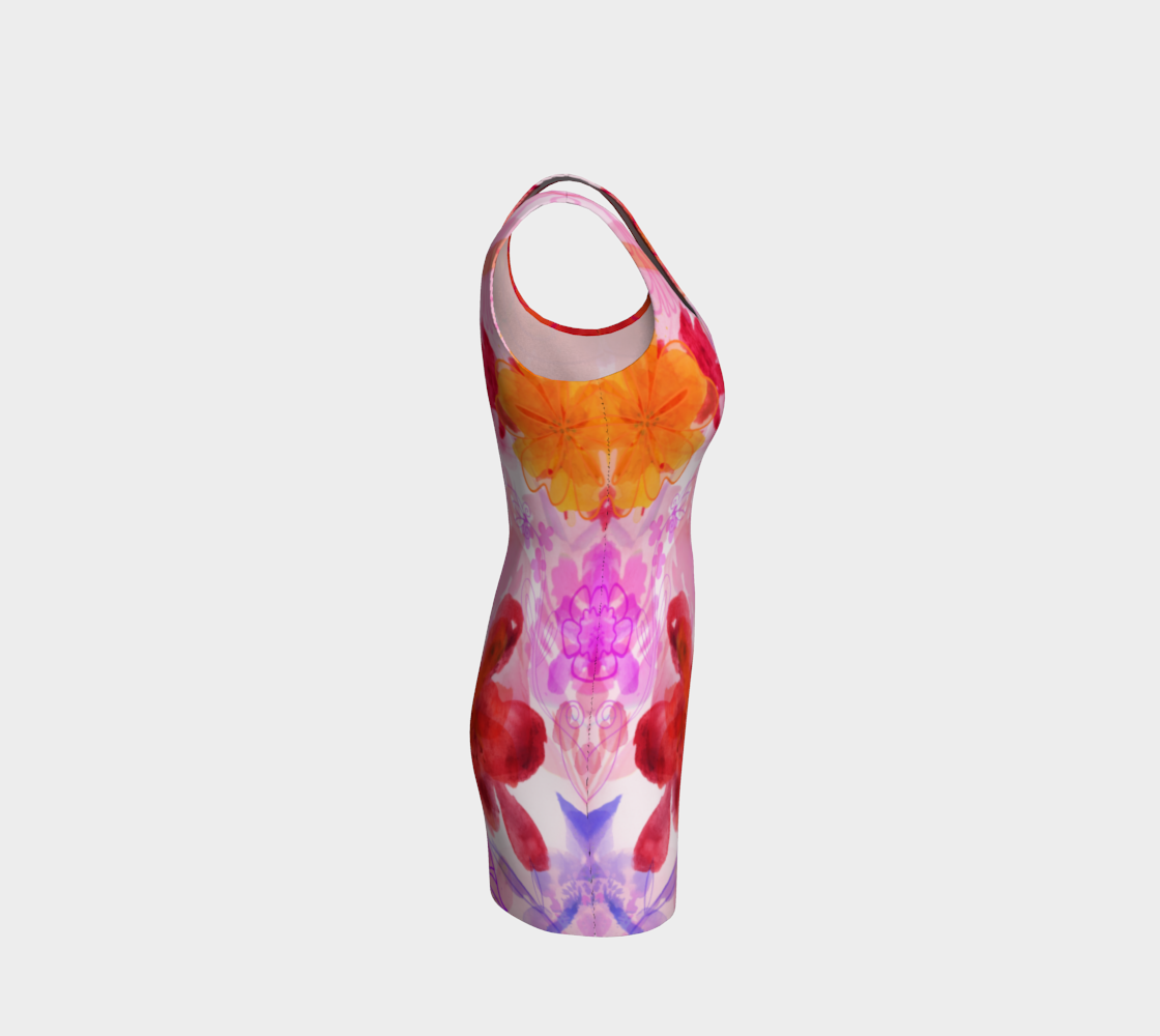 Bouquet of Dreams Bodycon Dress by Deloresart