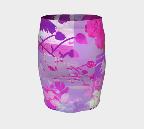 Boreal Forest Fitted Skirt by Deloresart - deloresartcanada