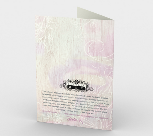 0620 The Tide Recedes Sympathy Card by Deloresart - deloresartcanada