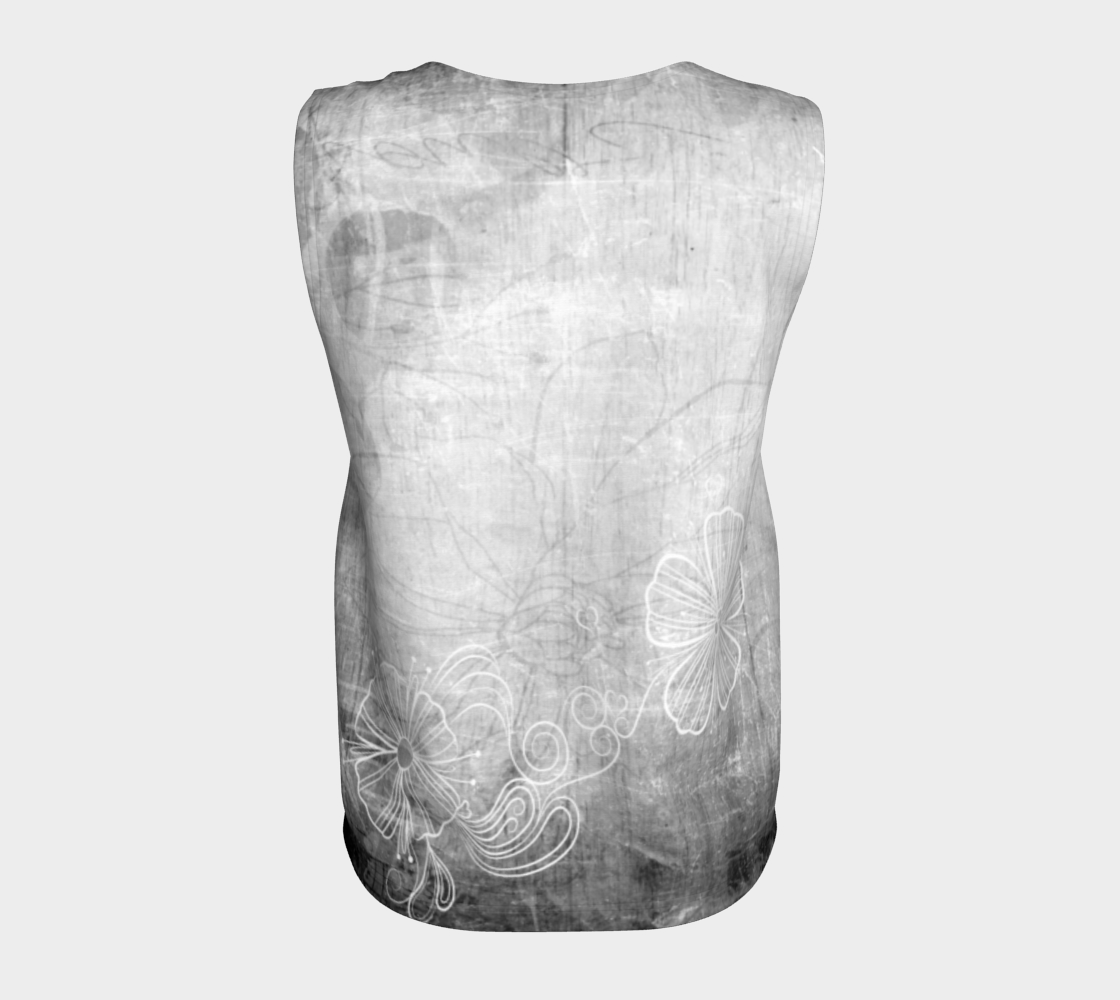 Bra Off Loose Tank by Deloresart in Grey - deloresartcanada
