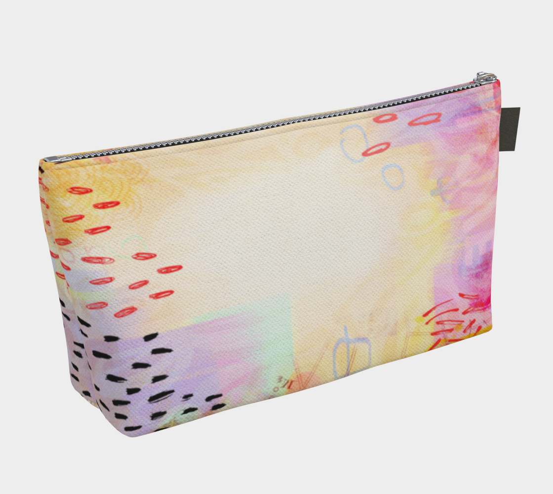 I Love Us Makeup Bag - deloresartcanada