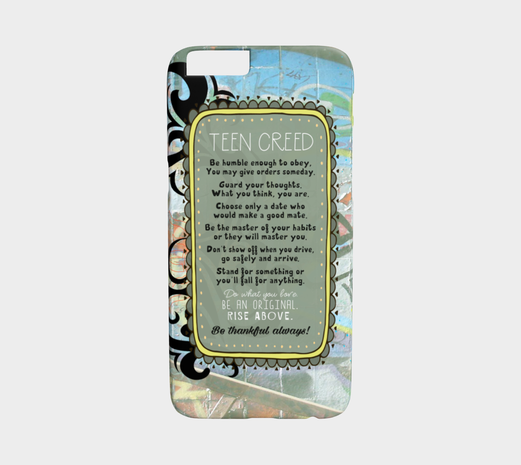 308  Teen Creed Masculine Device Case - deloresartcanada