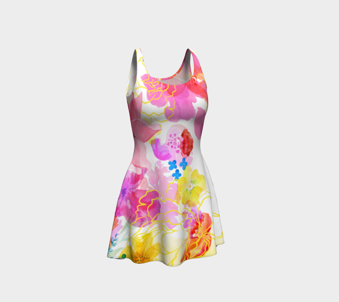 Rosie Outlook Flare Dress by Deloresart