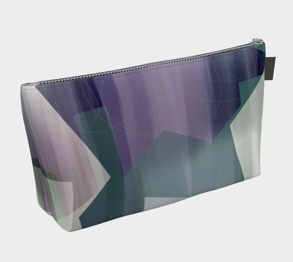 Satin Symmetry Makeup Bag - deloresartcanada