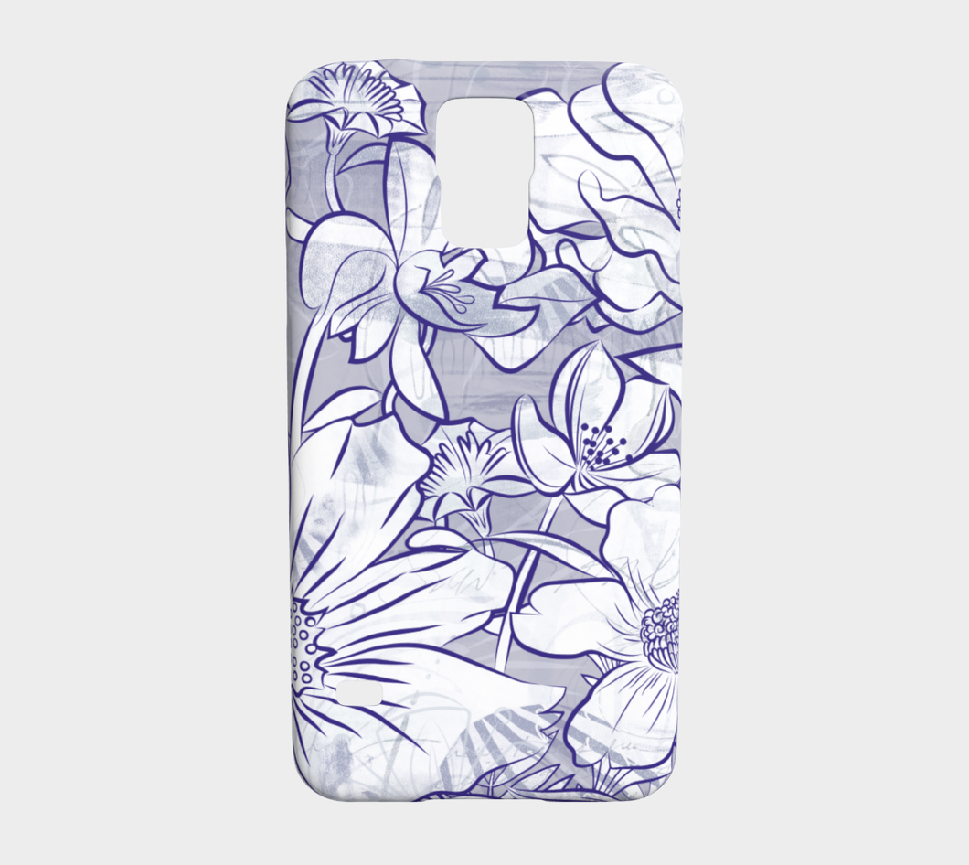 266B Flower Meadow Neutrals Device Case - deloresartcanada