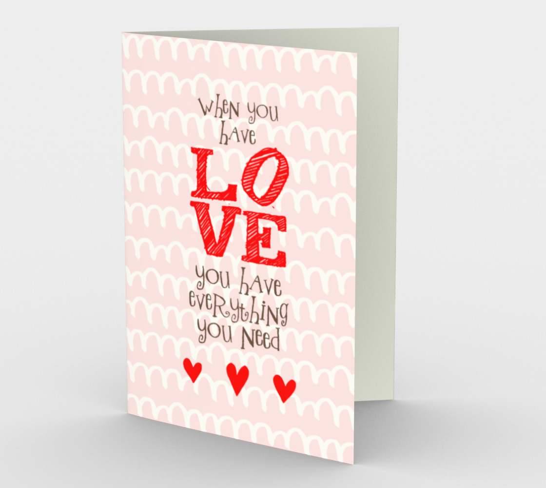 1157. When You Have Love v.2  Card by DeloresArt