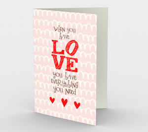 1157. When You Have Love v.2  Card by DeloresArt