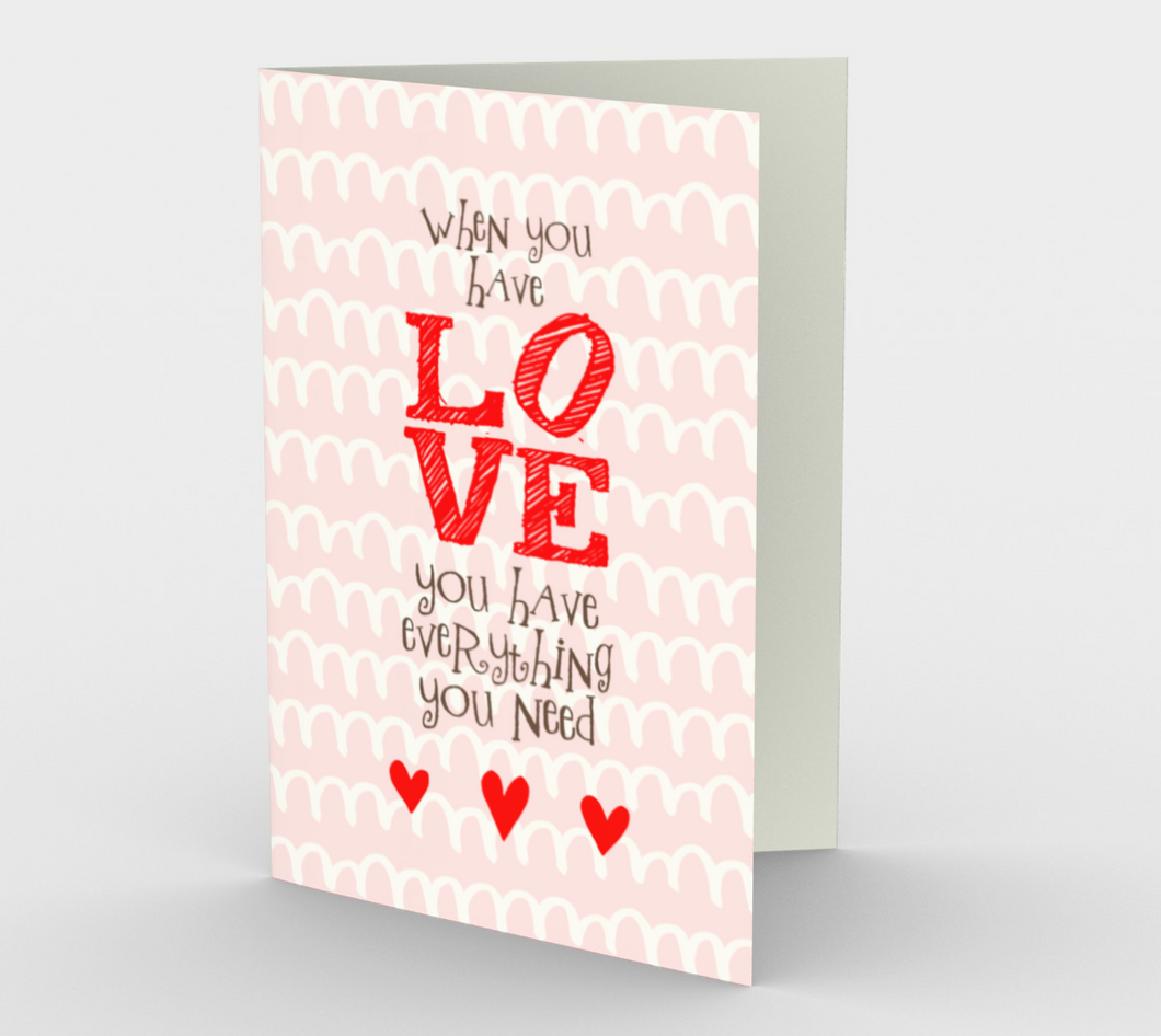 1157. When You Have Love v.2  Card by DeloresArt