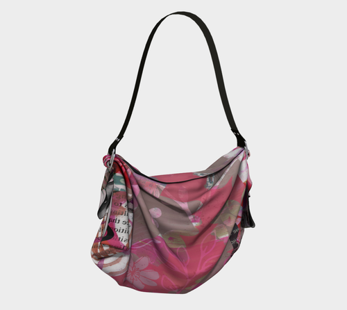 Flourish Red Origami Tote by Deloresart - deloresartcanada