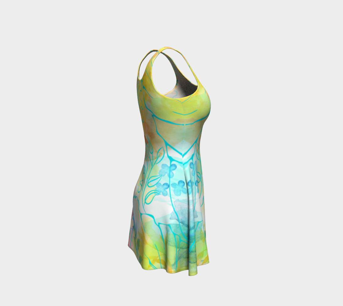 Posie Cluster Flare Dress by Deloresart