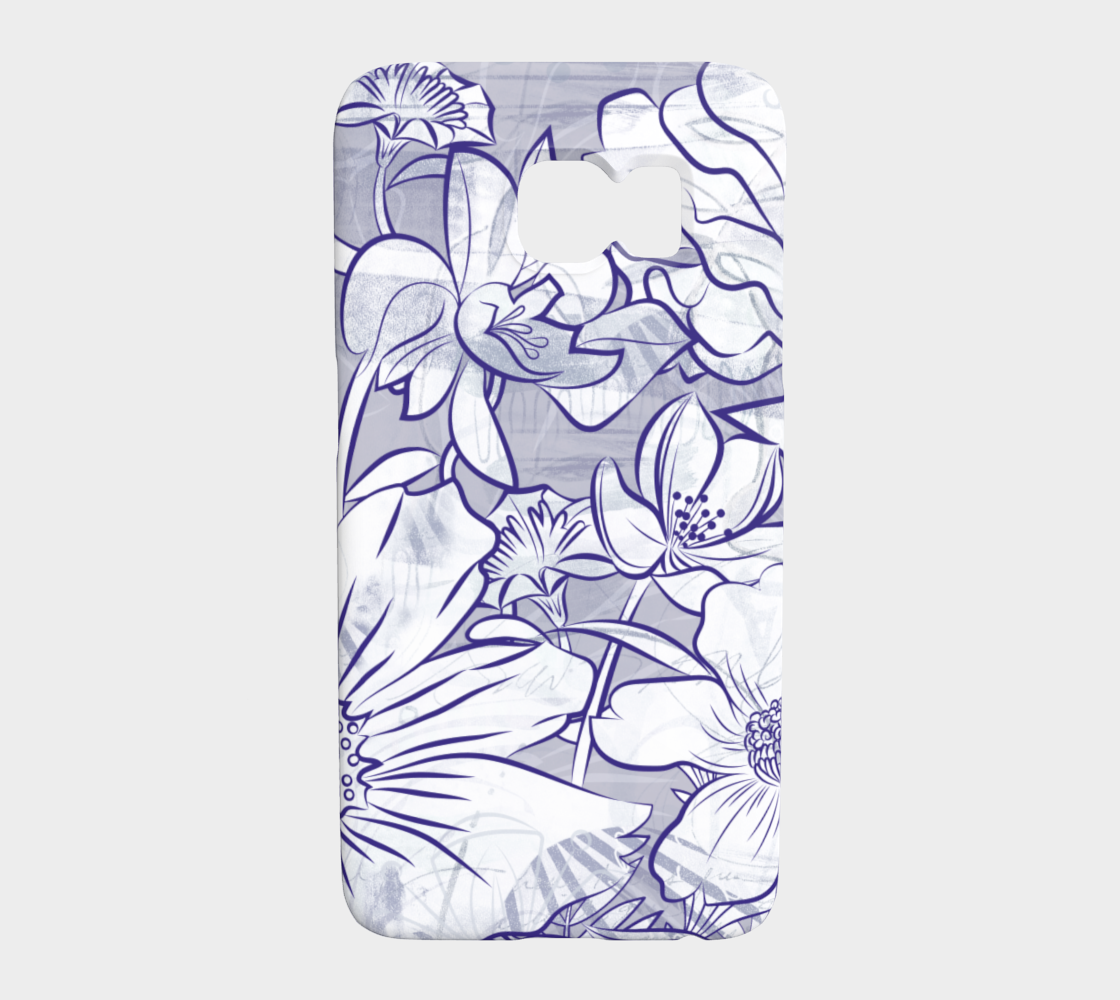 266B Flower Meadow Neutrals Device Case - deloresartcanada