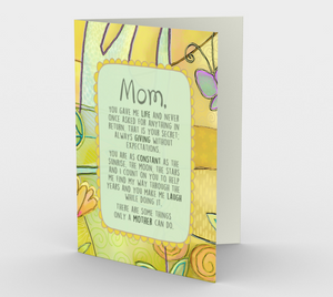 0382 Some Things Only A Mother Can Do  Card by DeloresArt - deloresartcanada
