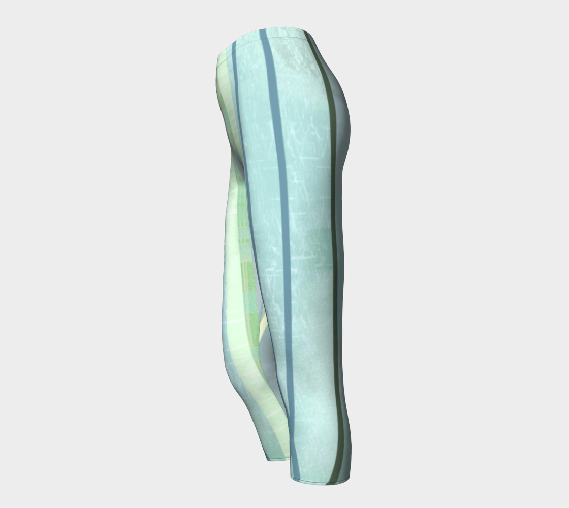 Coaxial Greens Capris - deloresartcanada