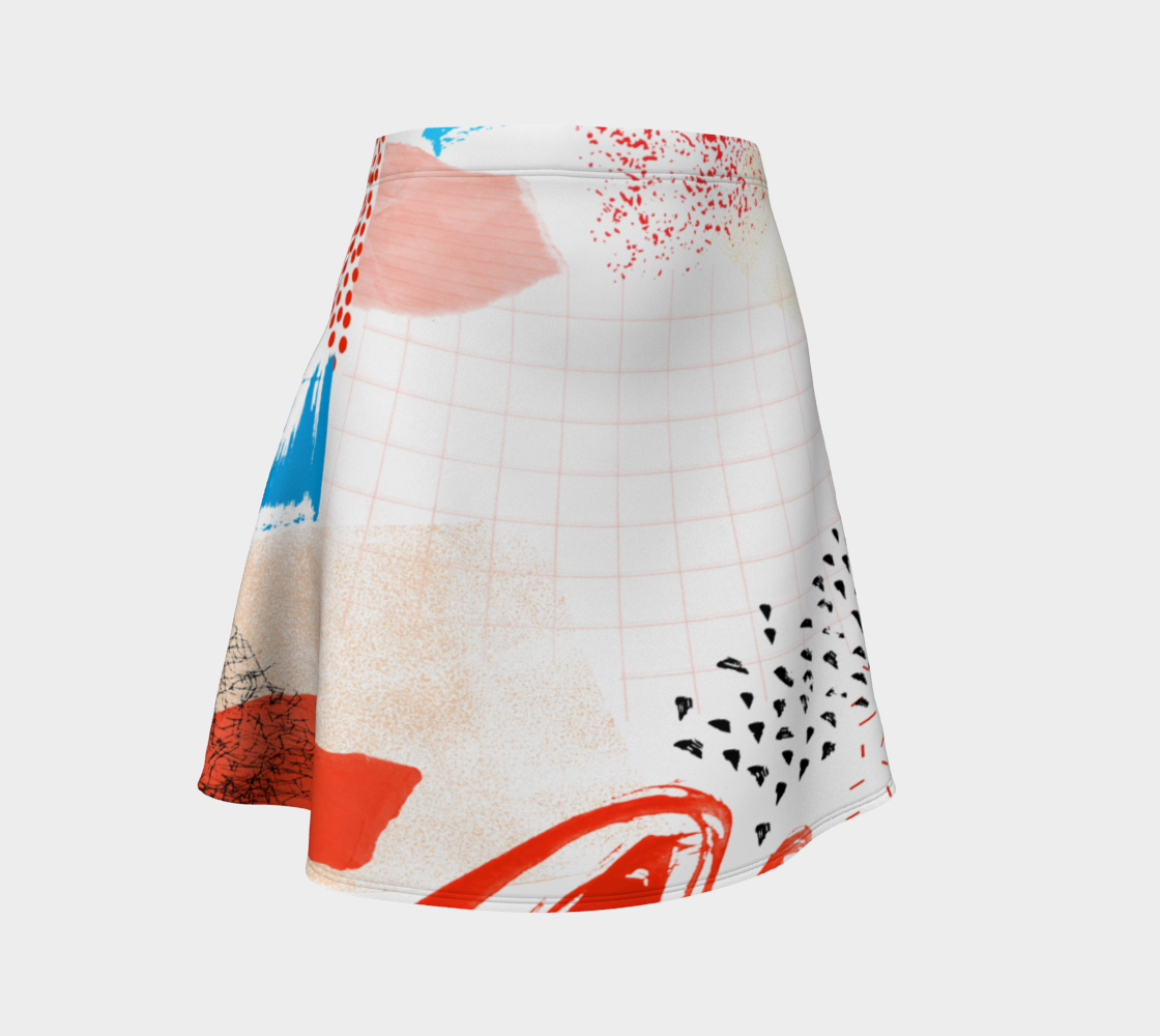 All You Need Is Love  Flare Skirt by Deloresart