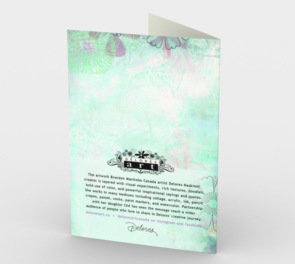 1348 New Job Take Me Card by Deloresart - deloresartcanada
