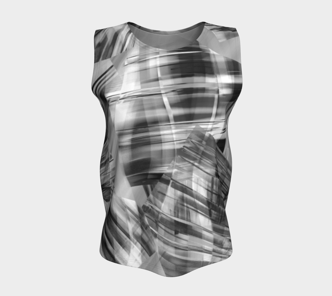 Tartan Cliffs Fabric in Black and Greys - deloresartcanada