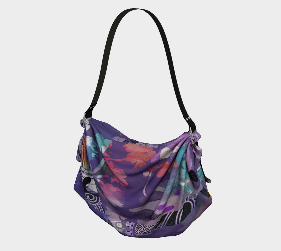 Elm Bud Origami Tote by Deloresart - deloresartcanada