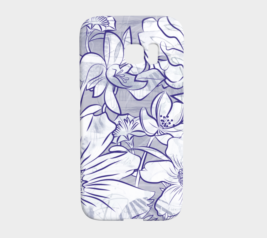 266B Flower Meadow Neutrals Device Case - deloresartcanada