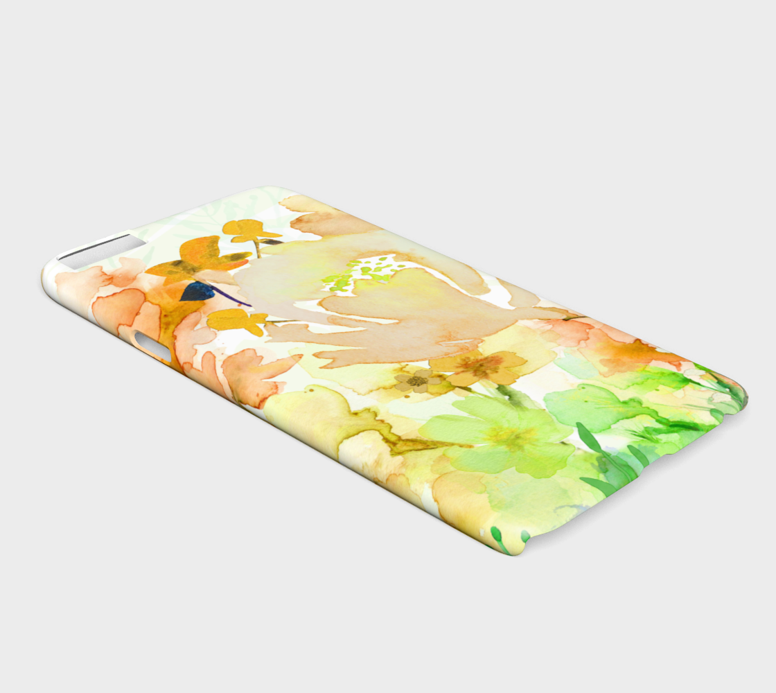 348 Gracious Garden Watercolor Device Case - deloresartcanada