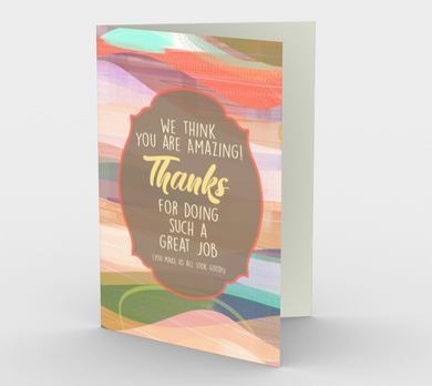 1179. Thanks For Doing A Great Job  Card by DeloresArt