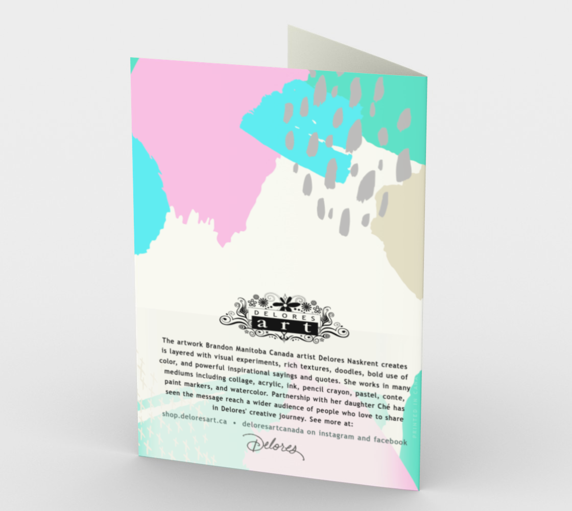 1411 Girl, You've Been On My Mind Card by Deloresart - deloresartcanada