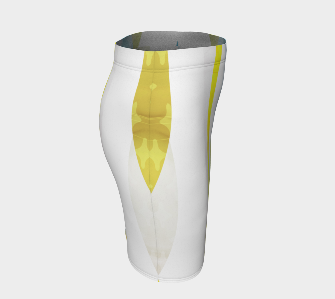 Side by Side Fitted Skirt by Deloresart - deloresartcanada