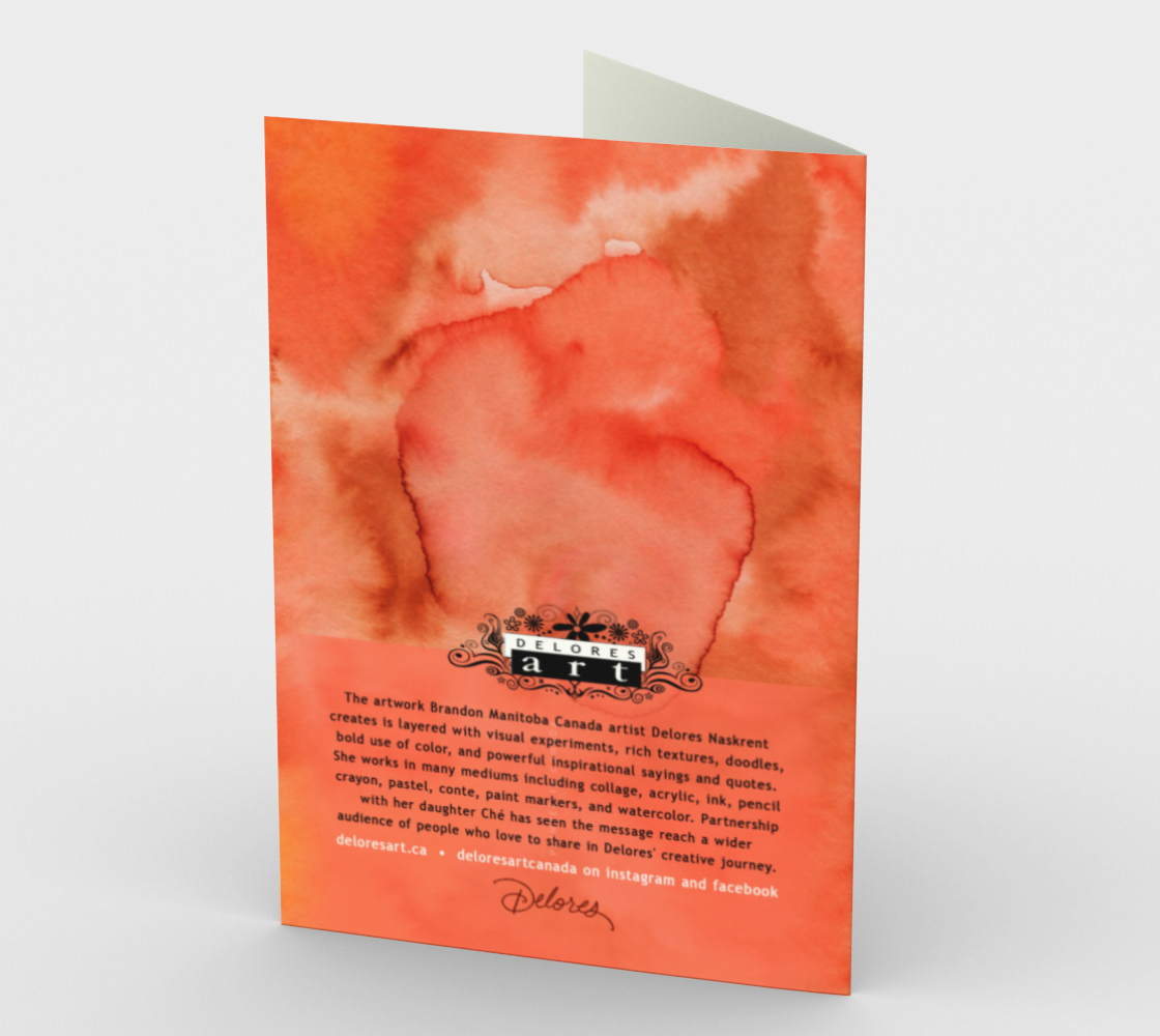 1419 What A Gift You Are Card by Deloresart - deloresartcanada