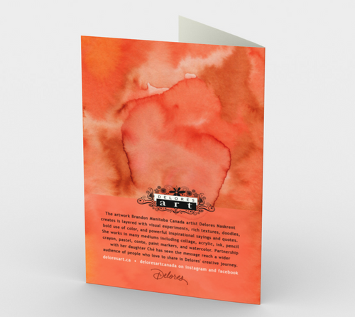 1419 What A Gift You Are Card by Deloresart - deloresartcanada
