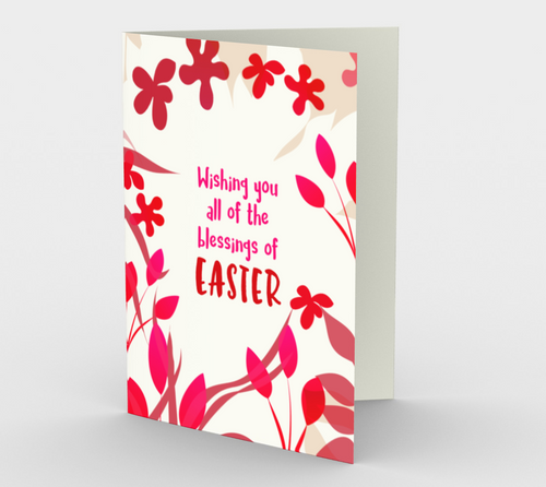 1164. Wishing Blessings Of Easter  Card by DeloresArt - deloresartcanada