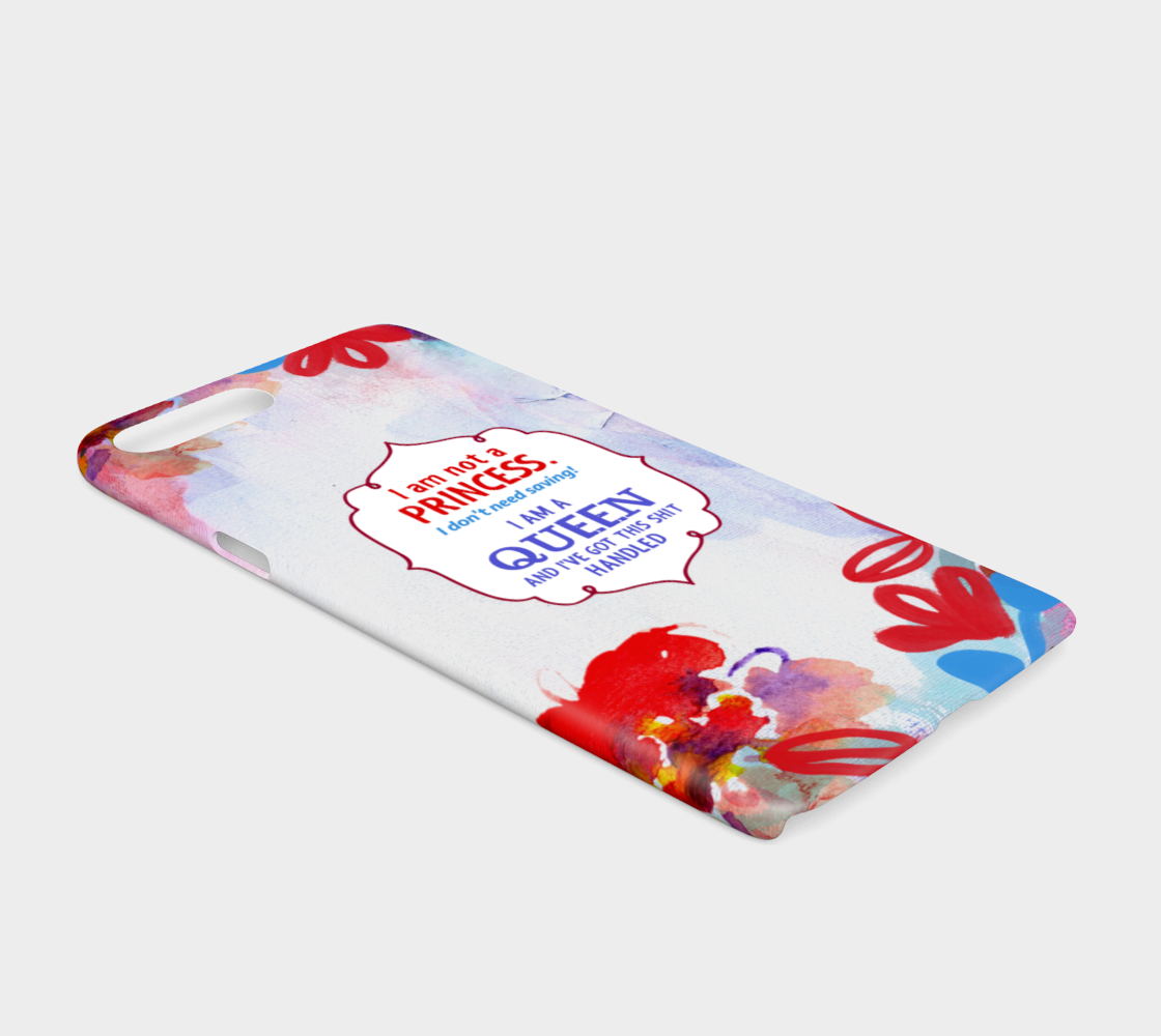 754  I Am A Queen Device Case - deloresartcanada