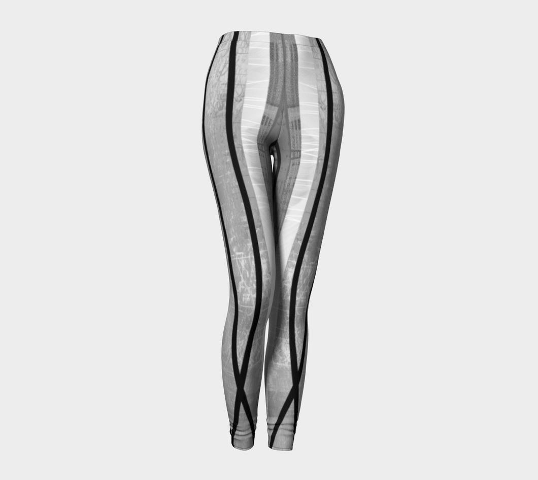 Coaxial Greys Leggings by Deloresart - deloresartcanada