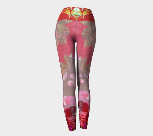 Flourish Collage Leggings by Deloresart - deloresartcanada