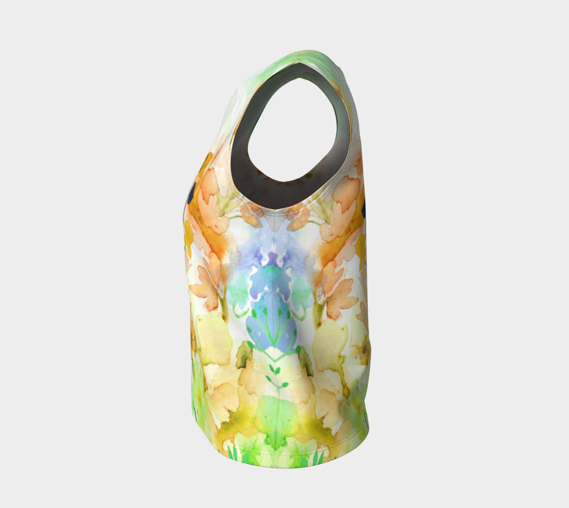 Gracious Garden Loose Tank - deloresartcanada