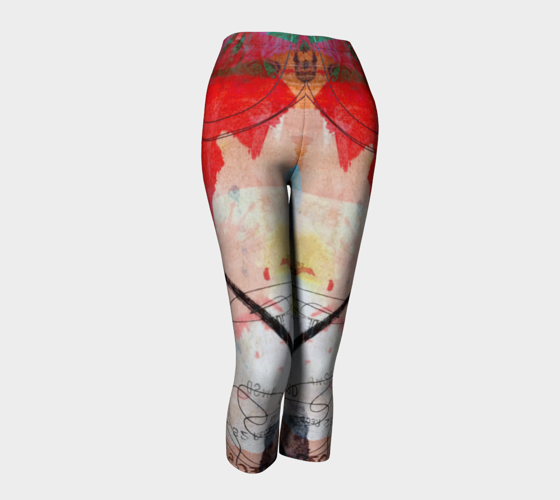 Red Panic Capris by  Deloresart - deloresartcanada