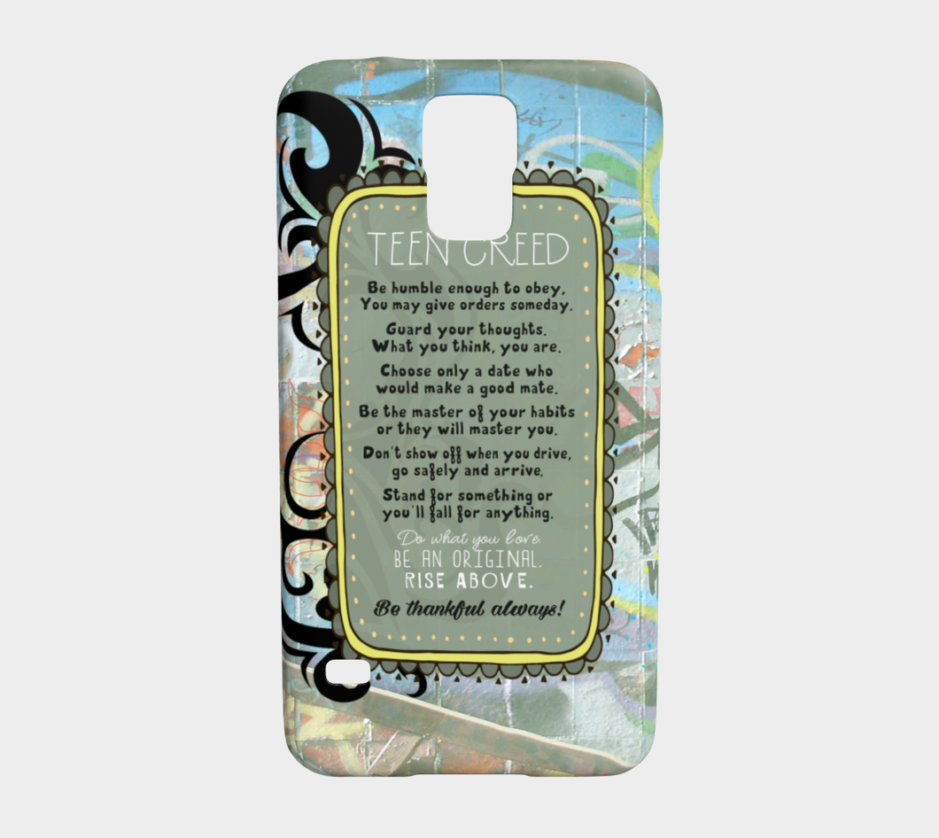 308  Teen Creed Masculine Device Case - deloresartcanada