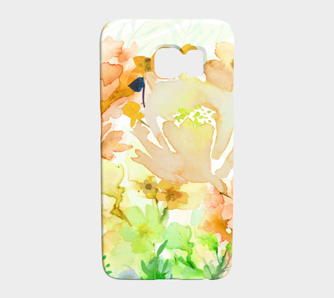 348 Gracious Garden Watercolor Device Case - deloresartcanada