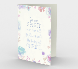 1294. In One Spirit/Baptized  Card by DeloresArt