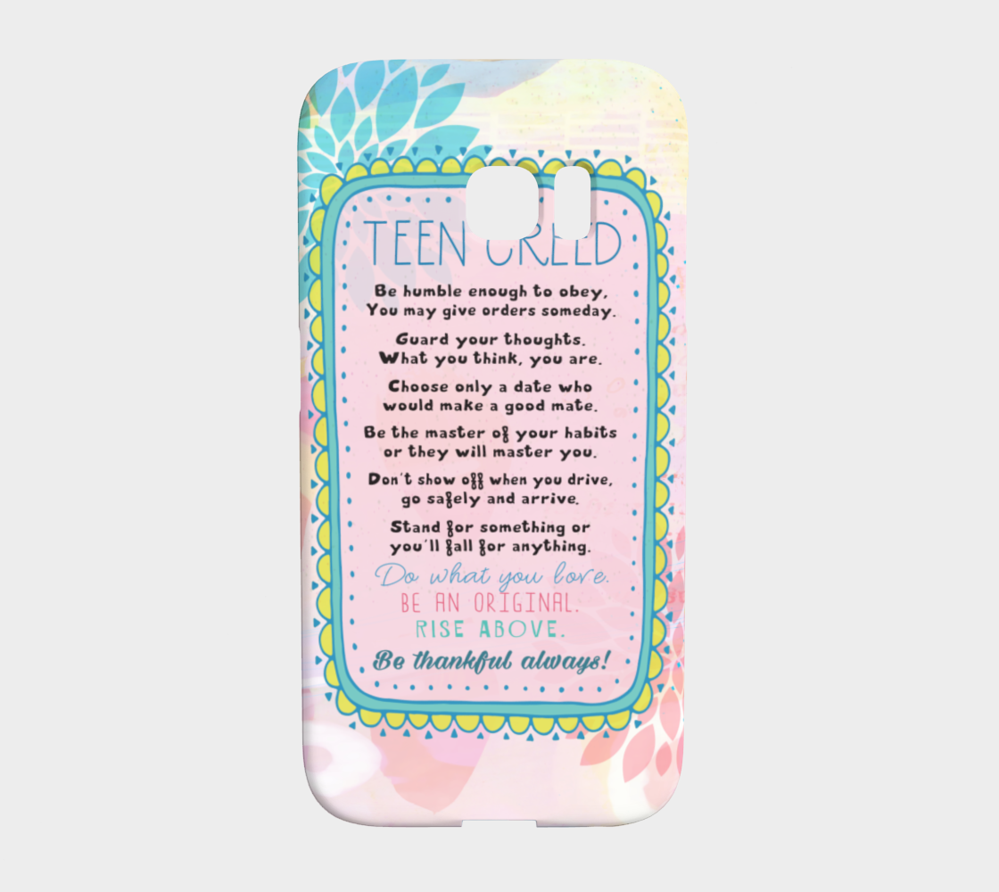 308  Teen Creed Device Case - deloresartcanada