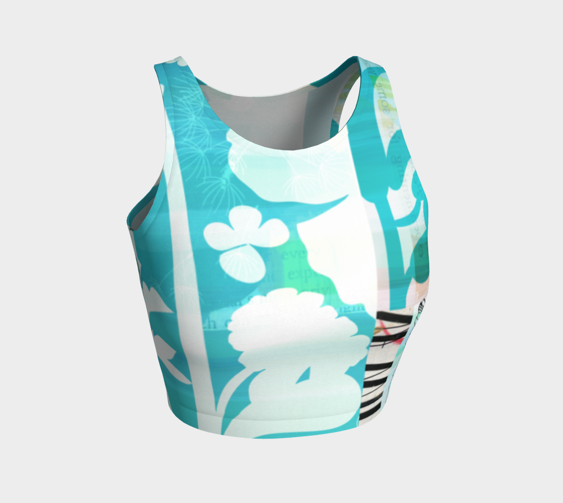 Russian Olive Crop Top by Deloresart - deloresartcanada