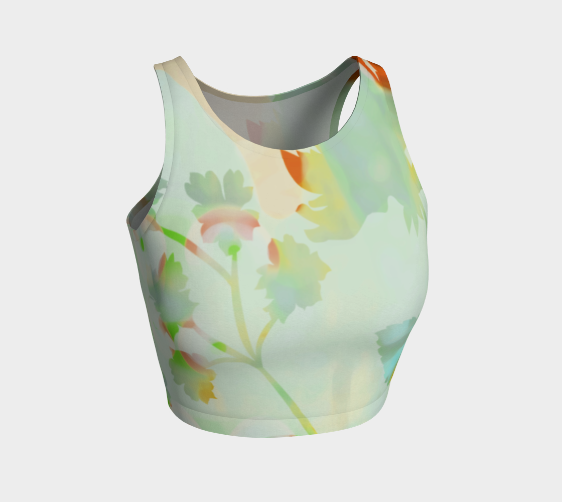 Francella Silhouette Crop Top by Deloresart - deloresartcanada