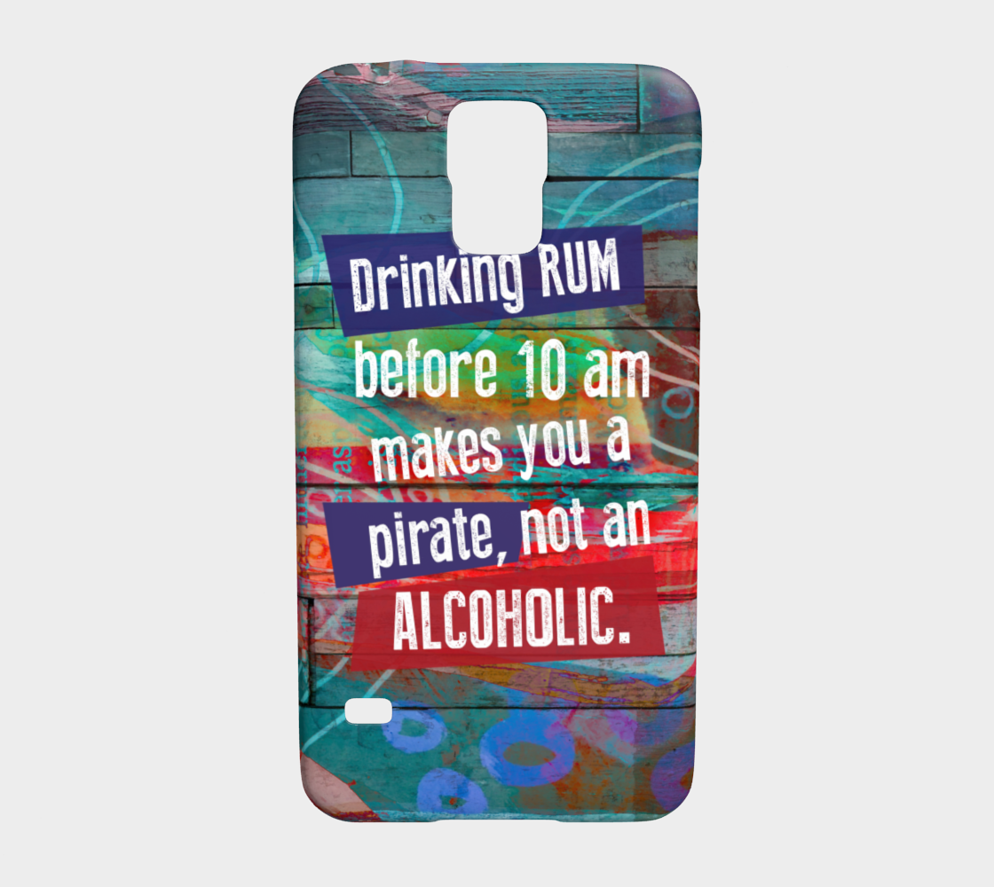 673  Drinking Rum Before 10am Device Case - deloresartcanada