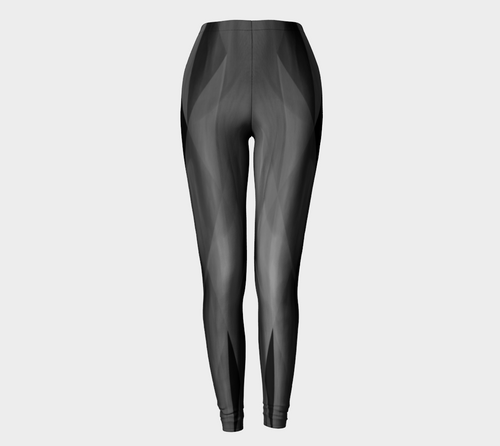 Be Still Black Leggings by Deloresart - deloresartcanada