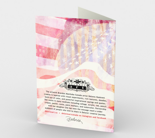 1390 It Doesn't Matter Where You Are, I'm Yours Card by Deloresart - deloresartcanada