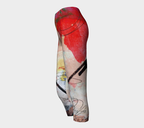 Red Panic Capris by  Deloresart - deloresartcanada